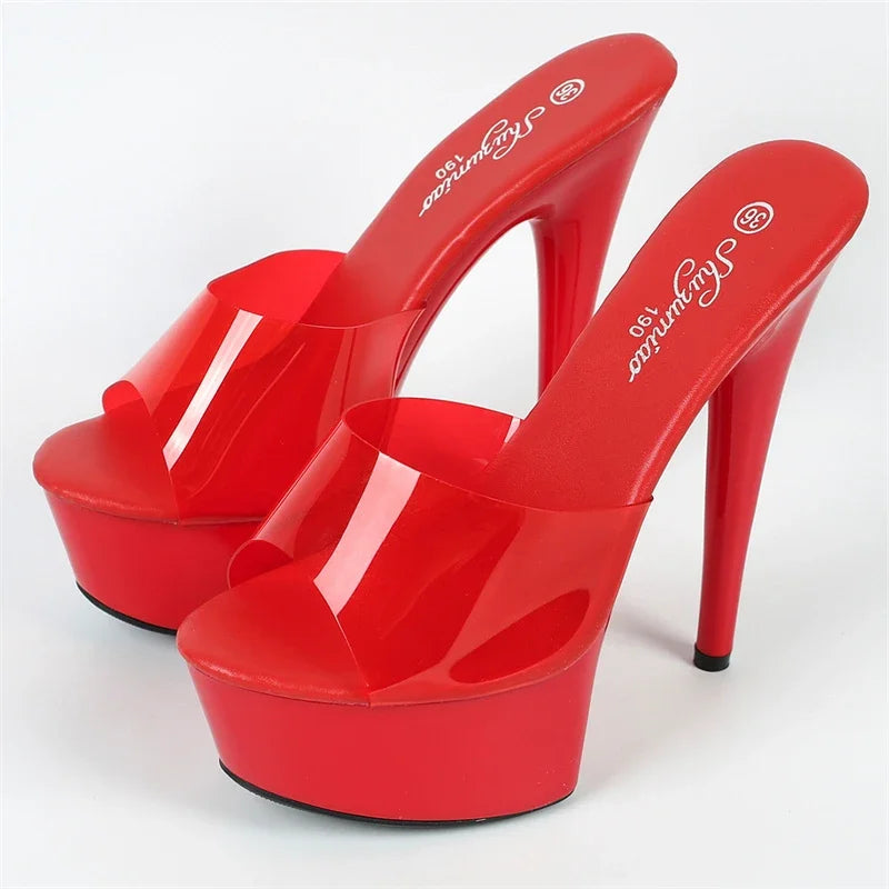 Sexy Ultra Stiletto Heels Women Slippers