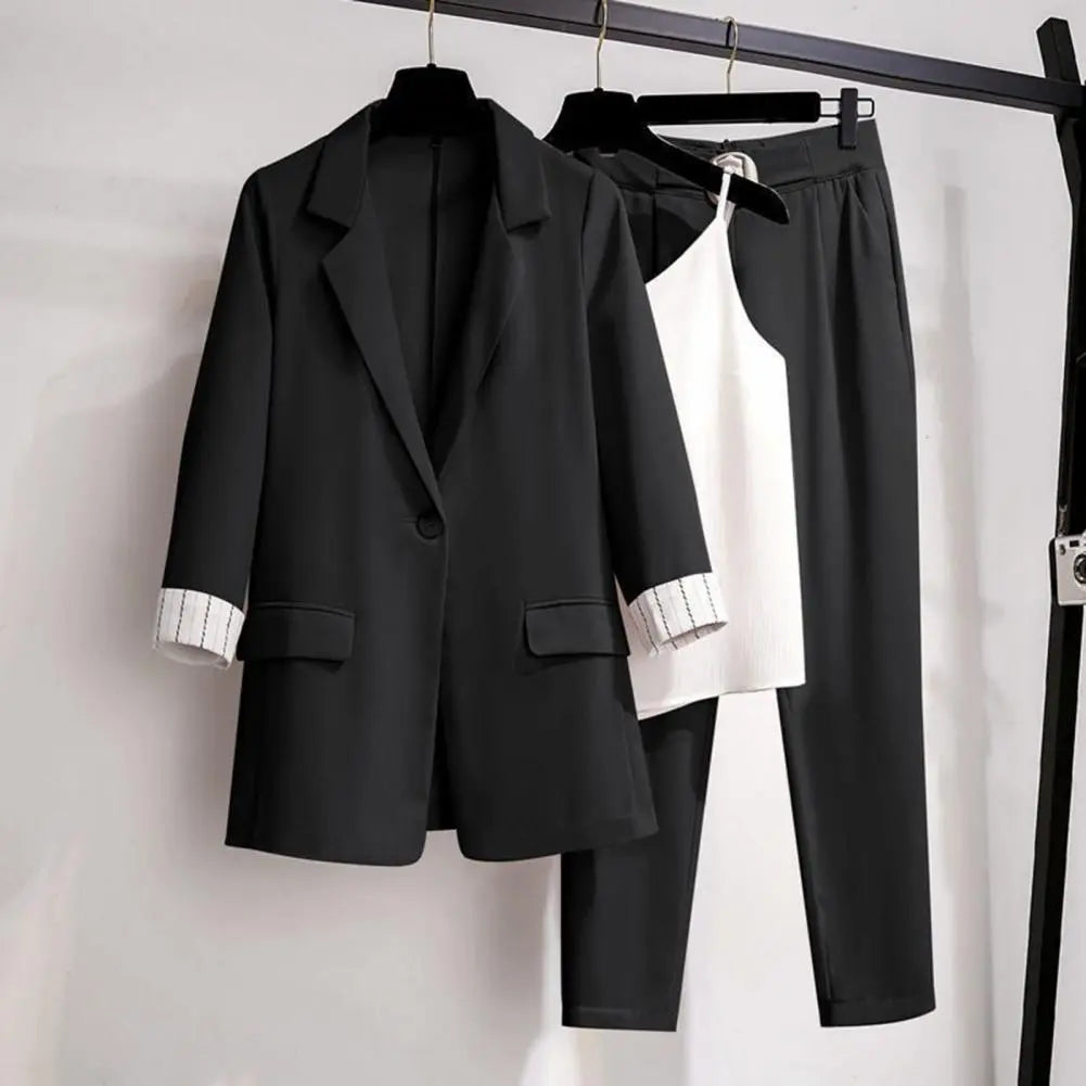 | Women's Blazer, Pants, and Top Set