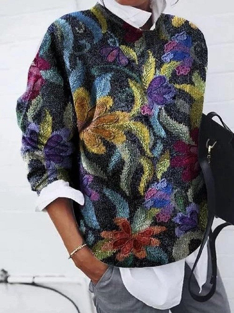 | Floral Sweater