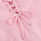 Bonnie Strapless Dress with Flower Applique