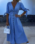 | Classic Button Dress