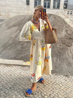 Luz Exclusive María Comic Book Print Dress Designer Edit