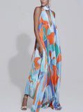 Ariana Premium Maxi Dress with Halter Neck Evening Wear Edit