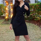 Aixa Aesthetic Cocktail Dress with Buttons Chic Silhouette Collection