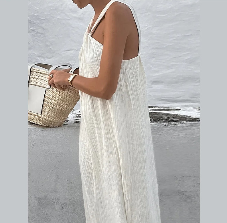 Bianca Chic Long Dress Elevated Occasion Wear