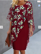 | Floral Chiffon Dress