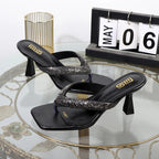 Stylish summer stiletto high heel sandals for women