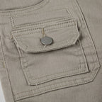 Slim Fit Simple Flared Pants Women High Fashion Causal England Style All-Match Basic Jeans Classical Clothing