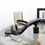 Luxurious French women's slippers with new special-shaped design for fall