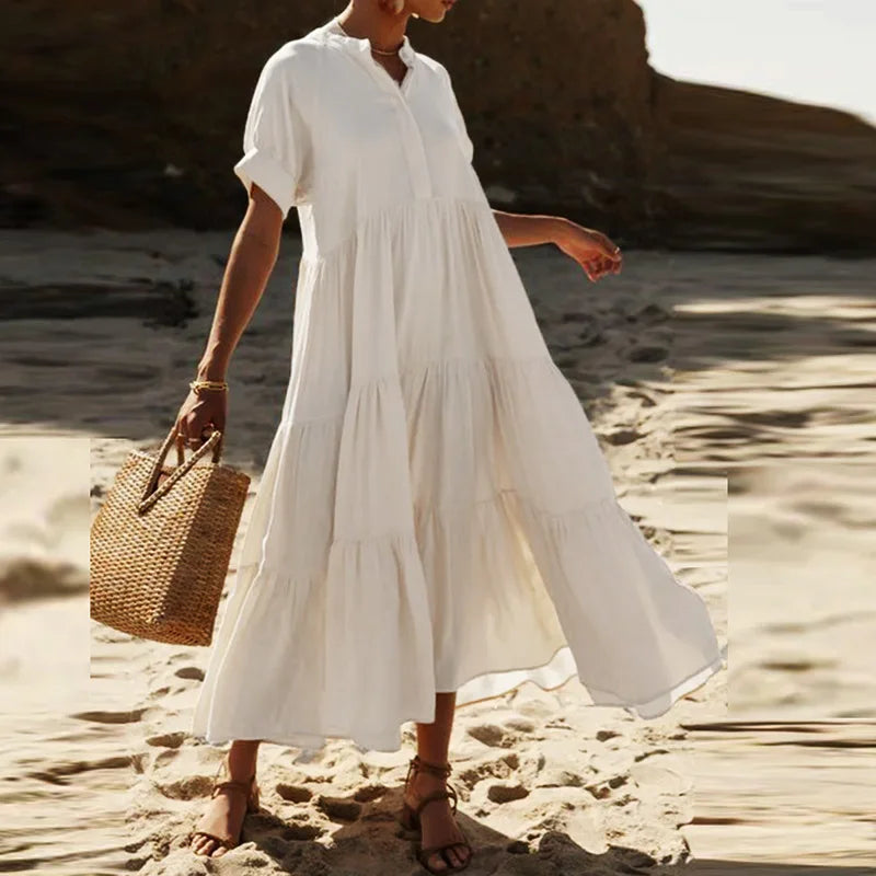 Gloria Minimalist Summer Dress Designer Edit