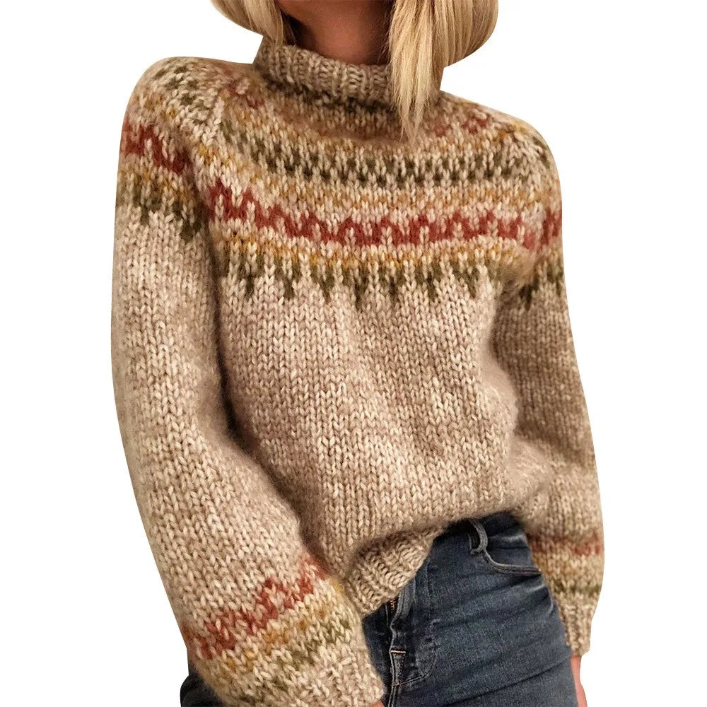 | Knitted sweater in color