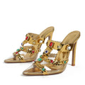Gem Women Pumps Slippers in Runway Style Color