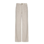 Causal All-Match Basic Corduroy Pants Women Elegant Gentle Loose Wide Leg Pants Simple High Fashion Autumn New