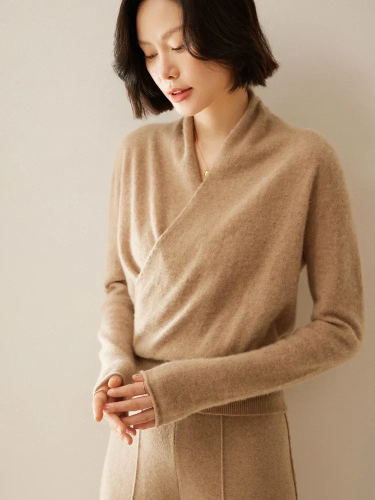 | Women's Wrap Crossover Sweater
