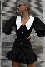 Patchwork Mini Dress