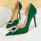 Luxury Rhinestone Design Women Pumps High Heels 10.5 Cm