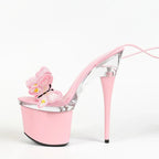 Platform Butterfly-knot Stiletto High Heels Sandals for Women