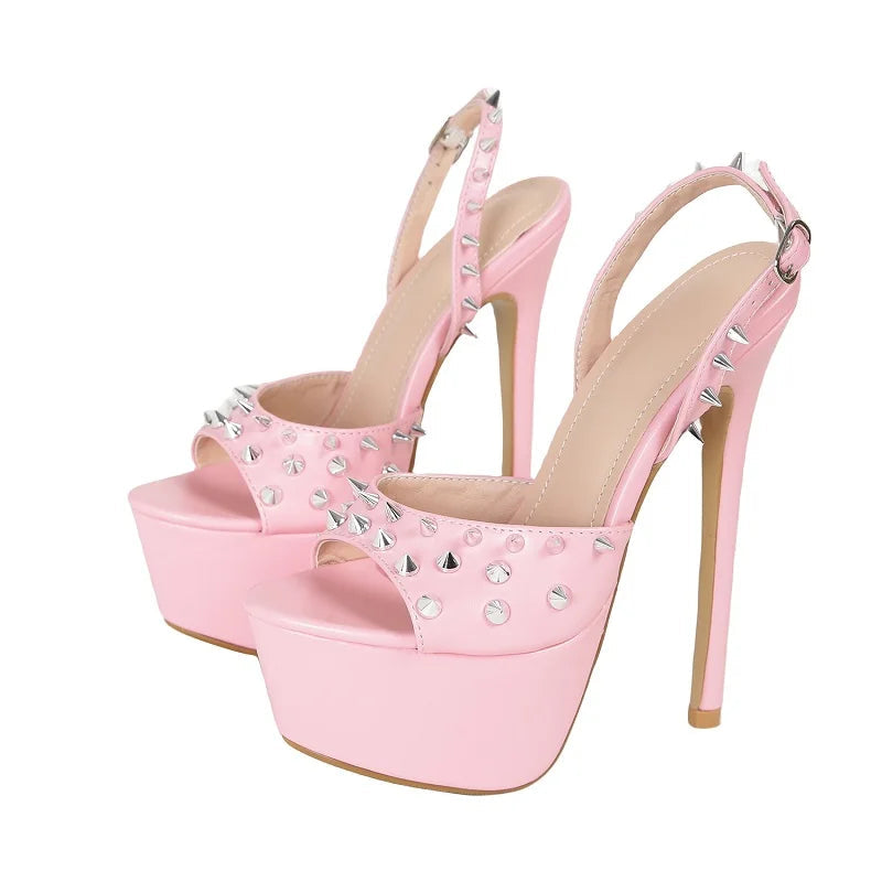 Peep Toe Pole Dance High Heels Sandals for Women