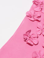 Odele Mini Dress with Flower Appliques