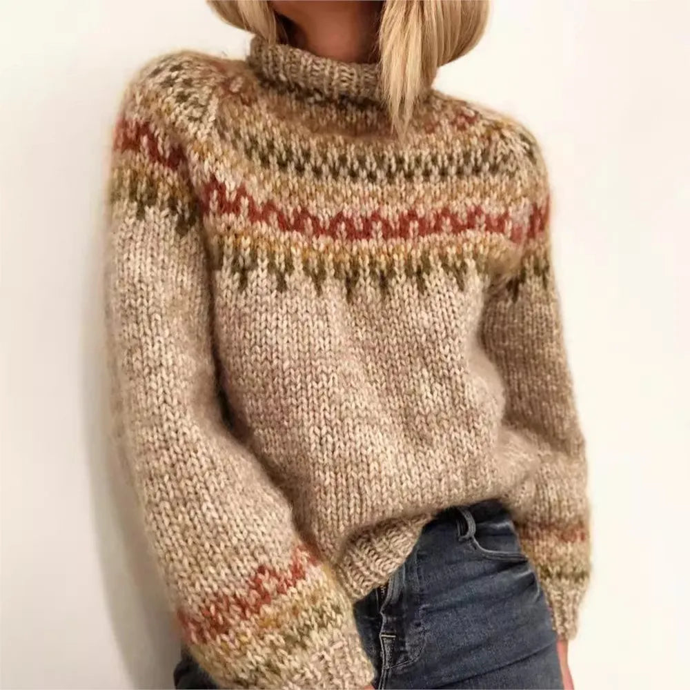 | Knitted sweater in color