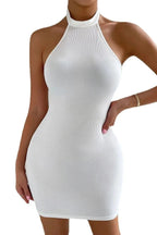 Elegant Backless Bodycon Mini Dress