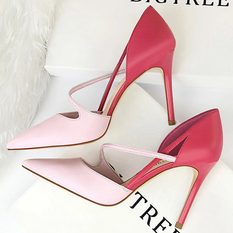 Summer 9.5cm High Heels Sandals for Women, Sexy Party Shoes