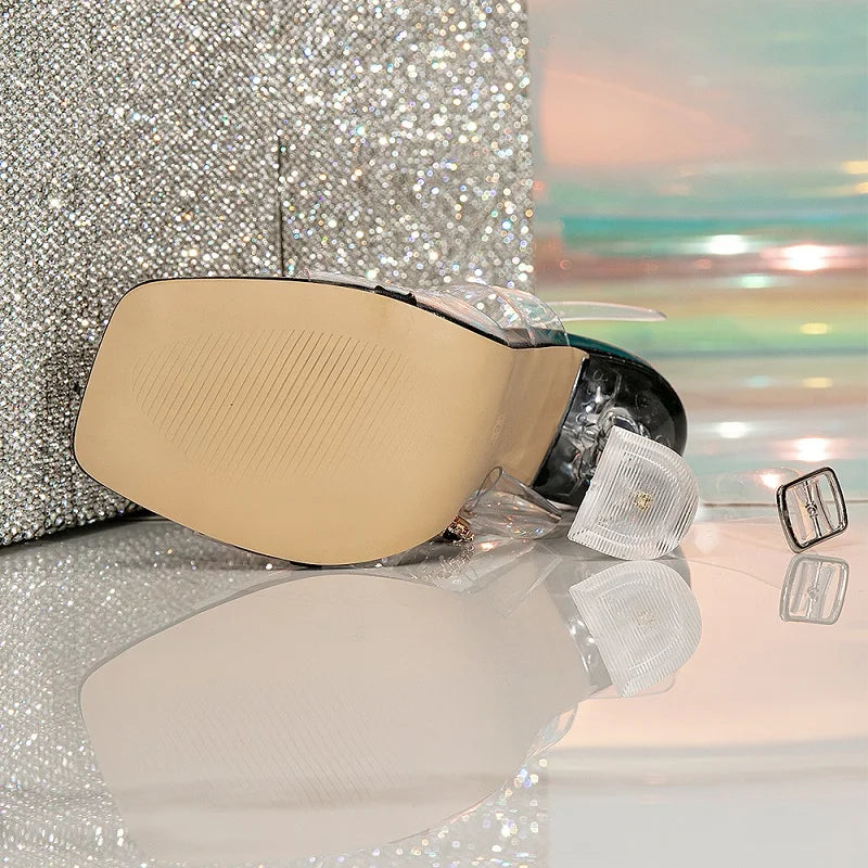 Women's Summer PVC Transparent Sandals