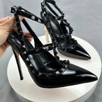 Designer Spike Rivets High Heel Gladiator Sandals for Women