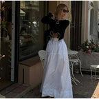 Elegant Slim Ruffle Lace Up Blouse Women Vintage Patchwork Hollow Out Short Cardigan Female Autumn Fashion Street Knitwear