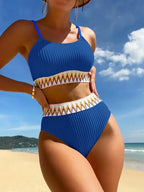 Esperanza Aesthetic High Waist Bohemian Lining Swim Dress Chic Silhouette Collection