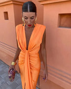 Liliana Boutique Silk Party Dress Designer Edit