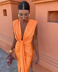| Party Dress with Low Neck