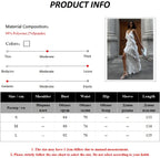Wolfeel Women's Fashionable Lace V-neck Spaghetti Strap Dress Summer New Solid Color Female Beach Style Sexy Slit Long Dresses