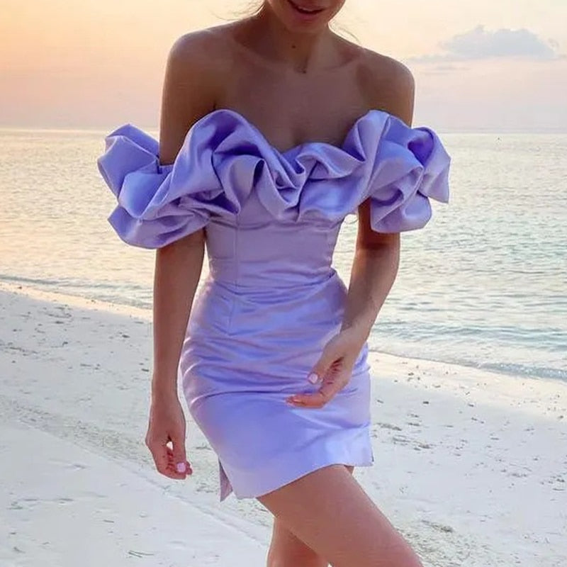 Florencia Minimalist Cocktail Dress Elevated Occasion Wear