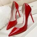 Patent Leather High-heels Classic Pumps for Women Wedding Shoes