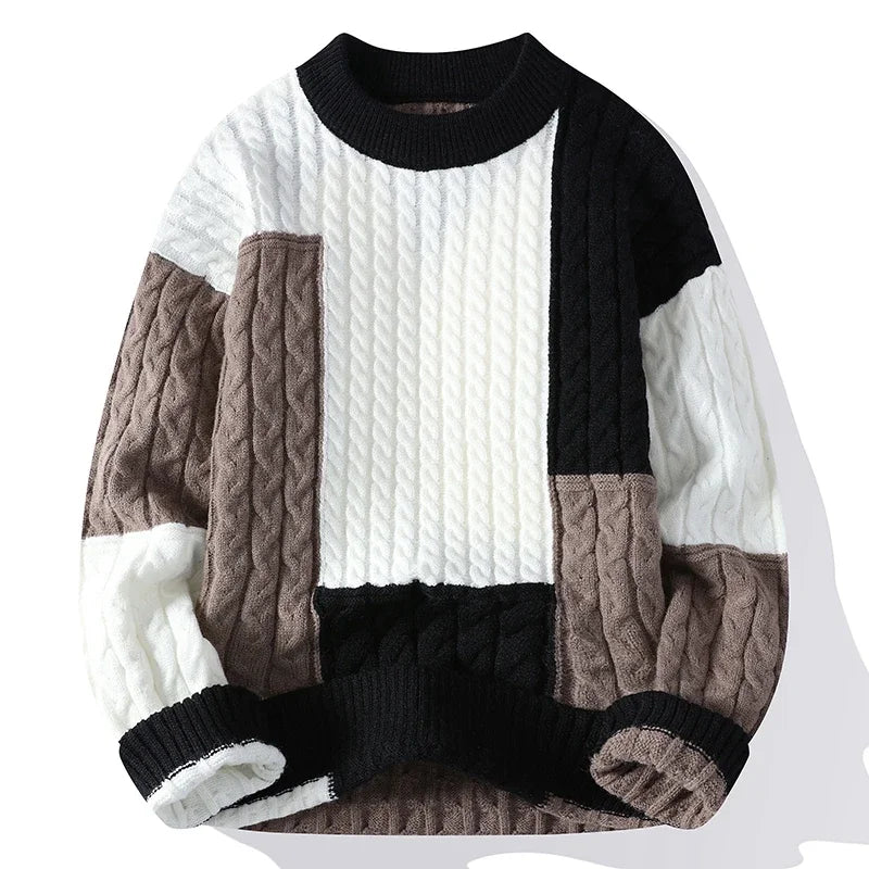 | Casual Color Block Sweater