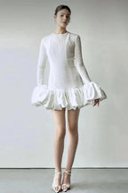 Patchwork Slim Fit Mini Dress