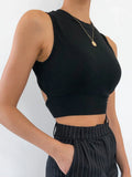 Bandage Criss Cross Cotton Cami Top