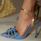Spring Slingback Women Pumps Sandals in Fashion Colors