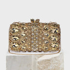 Rhinestone Crystal Clutch Bag by Reina
