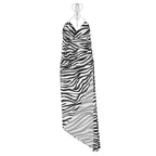 Undercover Open Back Satin Maxi Dress