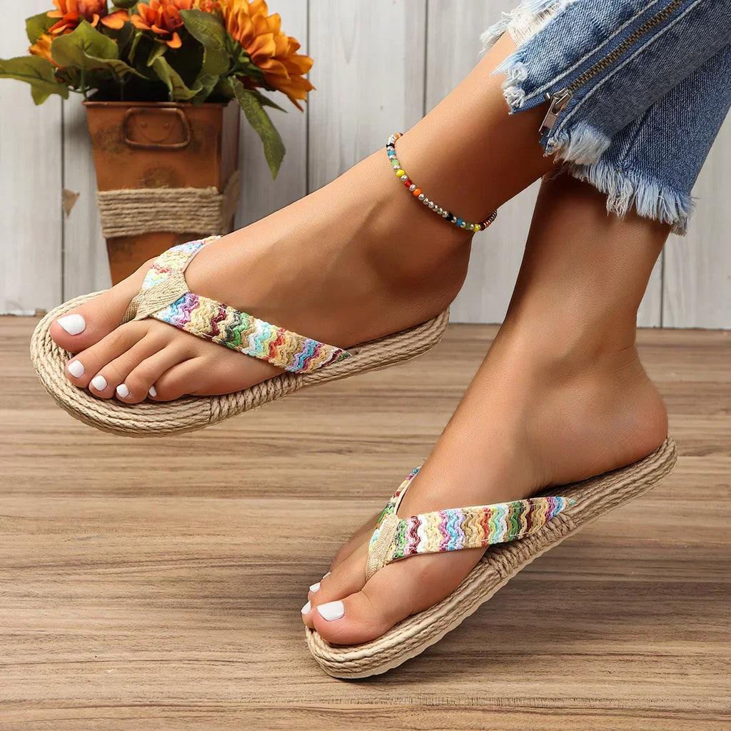 | Braided Flip Flops