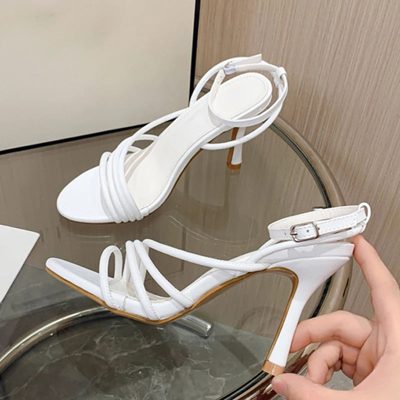 Summer Band Open Toe Gladiator Sandals Women 9.5CM