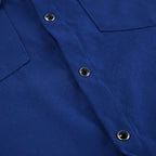 Solid Color Casual Outerwear Women Single Breasted Long Sleeve Pocket Shirt Jackets Spring Autumn Vintage Fashion Simple Jacket