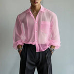 Sheer Button Shirt