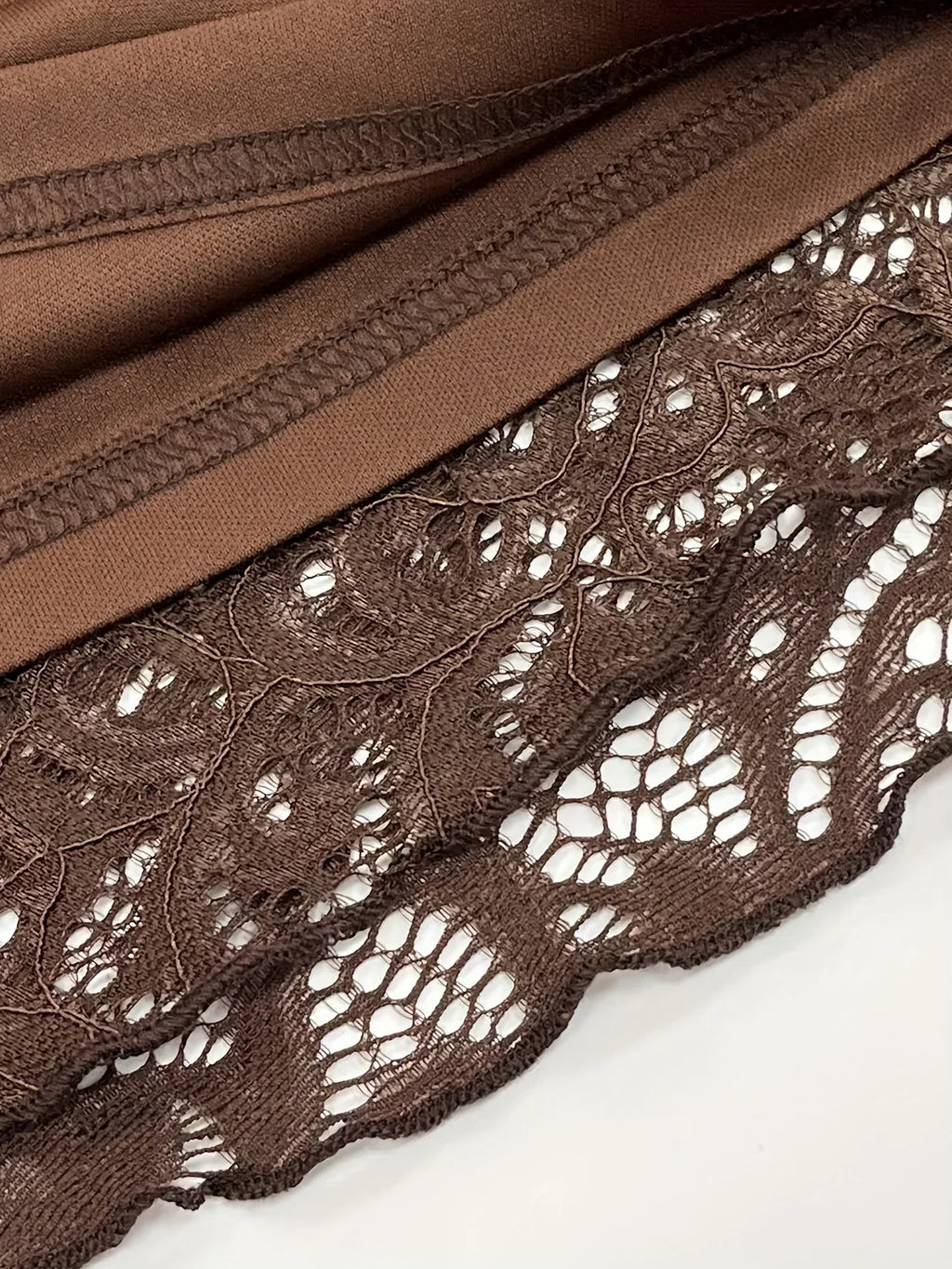 Sheer Lace Mini Dress
