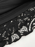Sheer Lace Mini Dress
