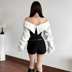 Shirt Corset Top