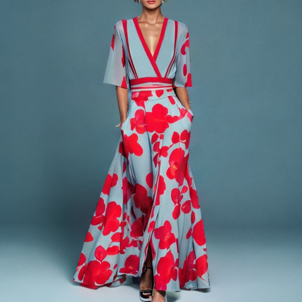 Sonia Elevated Cotton Dress with Sleeves Boutique Collection
