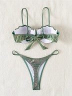 Snake Balconette Bikini Set